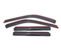 AVS 11-18 Ford Explorer Ventvisor In-Channel Front & Rear Window Deflectors 4pc - Smoke - Burkken Auto Parts