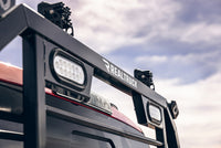 BackRack 99-24 Ford F-250/350/450 SD (17-24 Alum Body) SRL Rack Lighted Shortened Frame ONLY Req. HW - Burkken Auto Parts