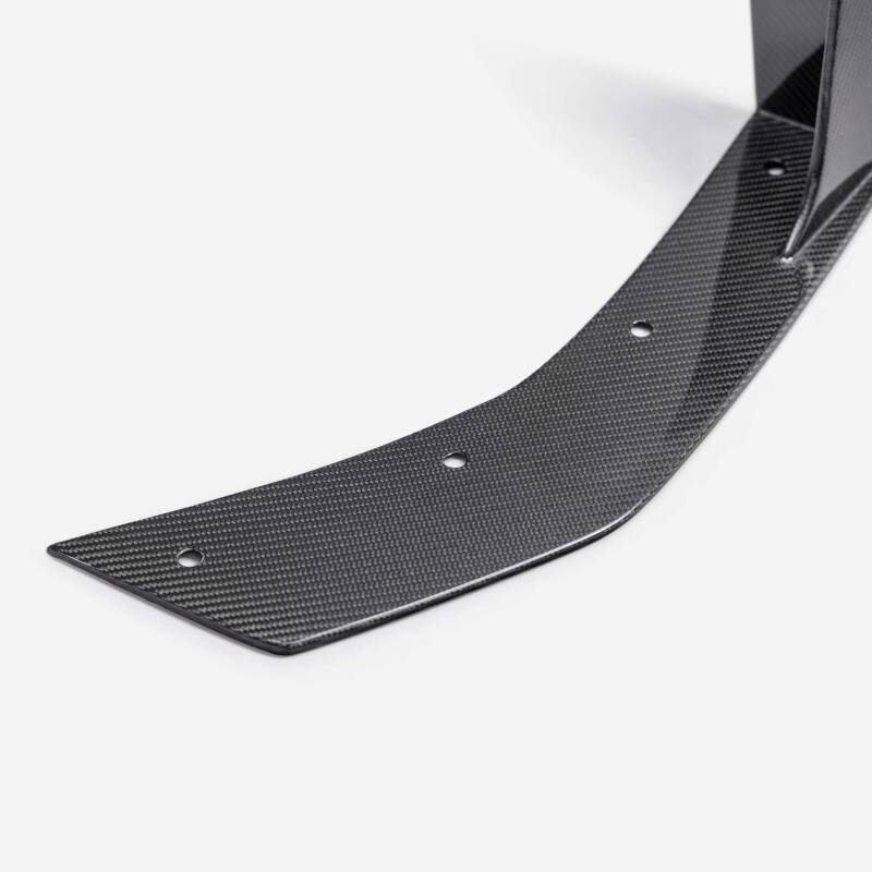 Anderson Composites 2024 Ford Mustang Type-GT5 Carbon Fiber Front Splitter Wickers - Burkken Auto Parts