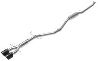 aFe Takeda 2.5in 304SS Cat-Back Exhaust System w/ Black Tips 17-20 Honda Civic Si Sedan I4 1.5L - Burkken Auto Parts