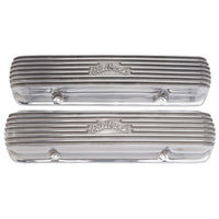 Edelbrock Valve Cover Classic Series Pontiac 1962-1979 301-455 CI V8 Polshed - Burkken Auto Parts