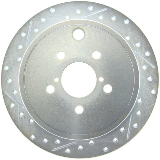 StopTech Select Sport 09-13 Subaru Forester Slotted and Drilled Right Rear Rotor - Burkken Auto Parts