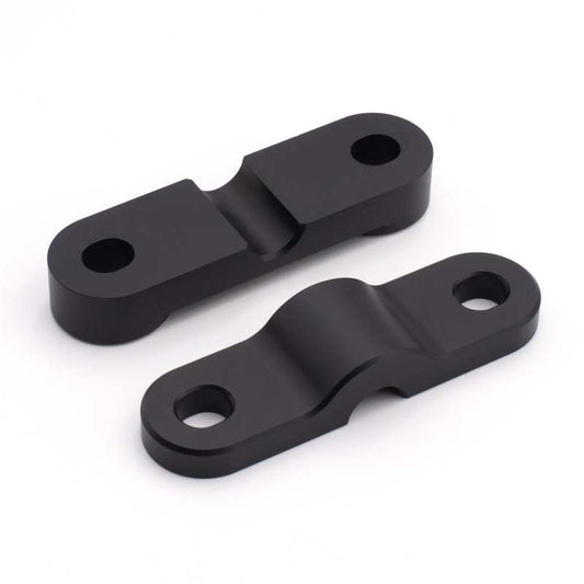 BLOX Racing 2-Pc Solid Shifter Bushing Kit Rear - Civic Integra - Black - Burkken Auto Parts