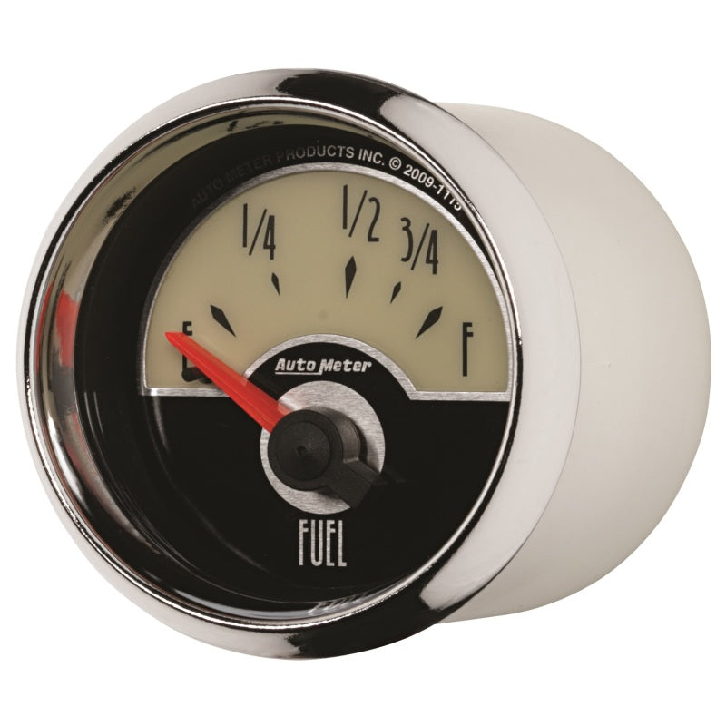 AutoMeter Gauge Fuel Level 2-1/16in. 73 Ohm(e) to 10 Ohm(f) Elec Cruiser - Burkken Auto Parts