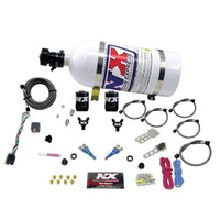 Nitrous Express 92-95 Dodge V8 TBI Dual Nozzle Nitrous Kit (50-125HP) w/10lb Bottle - Burkken Auto Parts
