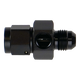 DeatschWerks 6AN Male Flare to Female Flare Swivel with 1/8th NPT