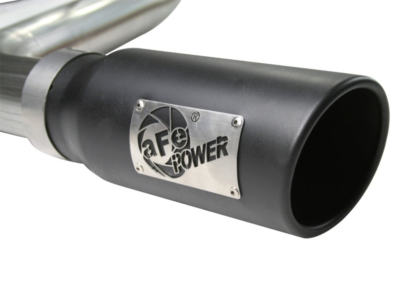 aFe MACHForce XP Exhaust Cat-Back SS-409 07-09 Toyota Tundra V8-5.7L w/ Black Tip - Burkken Auto Parts
