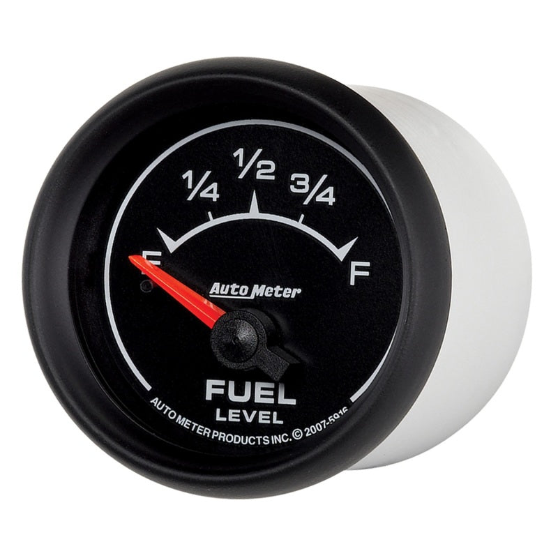 AutoMeter Gauge Fuel Level 2-1/16in. 240 Ohm(e) to 33 Ohm(f) Elec Es - Burkken Auto Parts