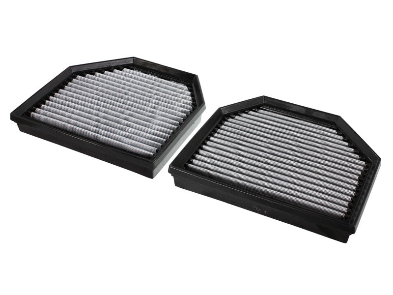 aFe MagnumFLOW OEM Replacement Air Filter PRO Dry S 2015 BMW M3/M4 (F80/F82) 3.0L S55 (tt) Qty. 2 - Burkken Auto Parts
