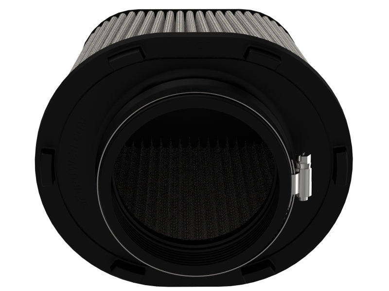 aFe Magnum FLOW Pro DRY S Air Filter 4in F (7-3/4x6-1/2)in B (5-3/4x3-3/4)in T x 7in H - Burkken Auto Parts