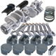 Eagle Chevy LT1 350 1Pc 3.750in Crank 6.000in I-Beam Rods -16cc 4.060in Pistons Rotating Assembly - Burkken Auto Parts