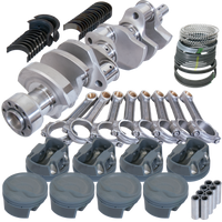Eagle Chevy LT1 350 1Pc 3.750in Crank 6.000in I-Beam Rods -16cc 4.030in Pistons Rotating Assembly - Burkken Auto Parts