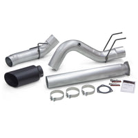 Banks Power 2017 Ford 6.7L 5in Monster Exhaust System - Single Exhaust w/ Black Tip - Burkken Auto Parts