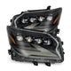 AlphaRex 14-19 Lexus GX460 (Non-AFS) NOVA LED Proj Headlights Alpha Black w/Activ Light/Seq Signal - Burkken Auto Parts