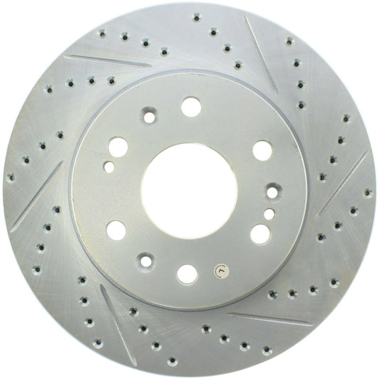 StopTech Select Sport 07-11 GM Silverado 1500 Slotted and Drilled Left Front Rotor - Burkken Auto Parts