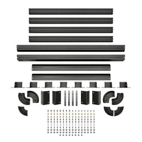 Westin EXP Roof Rack for Mid Size EXP Truck Cap (RACK ONLY - NO CAP) 45x55in. - Tex. Blk