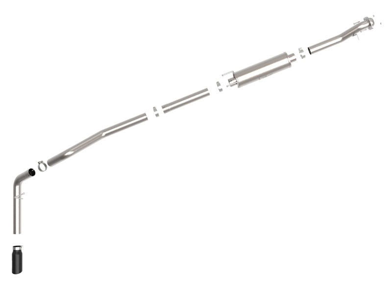 aFe Vulcan Series 3.5in 409 SS Cat-Back Exhaust 13-19 Ford Transit V6 3.5L (TT) w/ Black Tips - Burkken Auto Parts