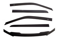 AVS 07-18 Jeep Wrangler Unlimited Ventvisor & Aeroskin Deflector Combo Kit - Matte Black - Burkken Auto Parts