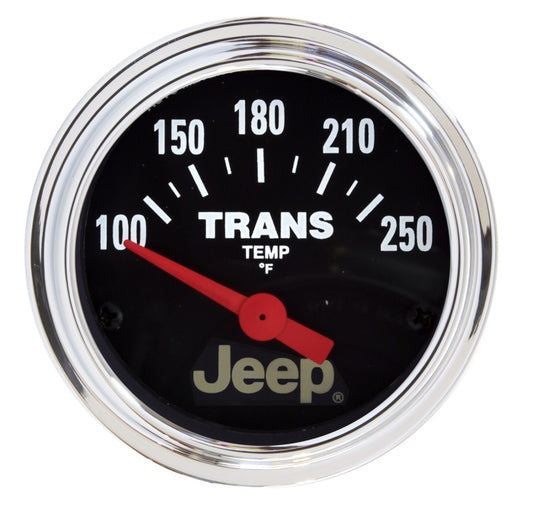 Autometer Jeep 52.4mm Shortl Sweep Electronic 100-250 Def F Transmission Temperature Gauge - Burkken Auto Parts