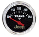 Autometer Jeep 52.4mm Shortl Sweep Electronic 100-250 Def F Transmission Temperature Gauge - Burkken Auto Parts