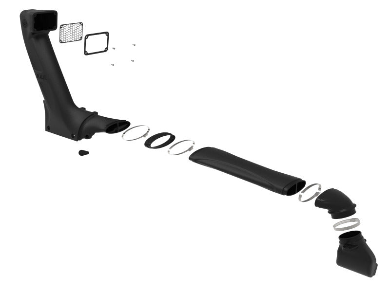 aFe 18-25 Jeep Wrangler / Gladiator L4/V6 Dynamic Air Scoop (D.A.S) Snorkel - Burkken Auto Parts