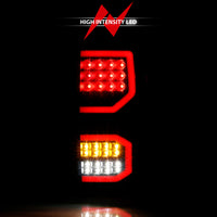 ANZO 2007-2013 Toyota Tundra LED Taillights Plank Style Black w/Smoke Lens - Burkken Auto Parts