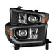 AlphaRex 07-13 Toyota Tundra/08-17 Sequoia G2 PRO-Series Projector Headlights Black -NO Lvl Adjuster - Burkken Auto Parts