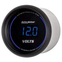 Autometer Cobalt Digital 52.4mm Black Voltmeter - Burkken Auto Parts