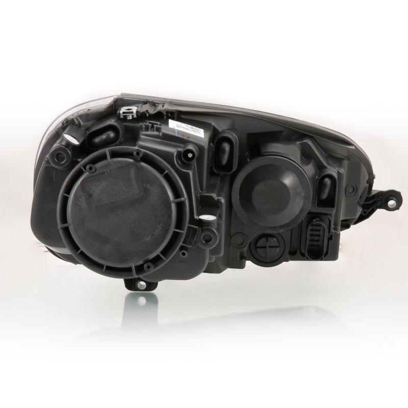 ANZO 2006-2009 Volkswagen Us Rabbit Crystal Headlight Black (Halogen Only) - Burkken Auto Parts