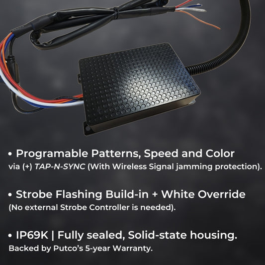 Putco 15-23 Chevrolet Tahoe / Suburban / Yukon / Yukon XL Blade Rocker Kits Sideliners - Amber/White