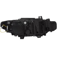 ANZO 2012-2015 BMW 3 Series Projector Headlights w/ U-Bar Black - Burkken Auto Parts