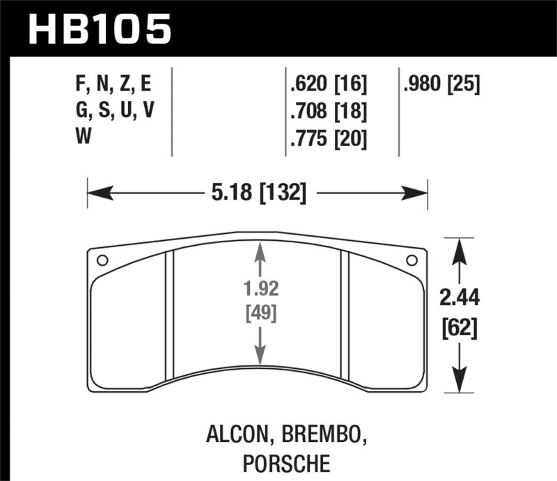 Hawk DTC-70 Motorsports Brake Pads - Burkken Auto Parts