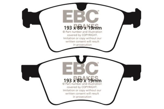 EBC 08-10 Mercedes-Benz GL320 3.0 TD (373mm Front Rotors) Redstuff Front Brake Pads - Burkken Auto Parts
