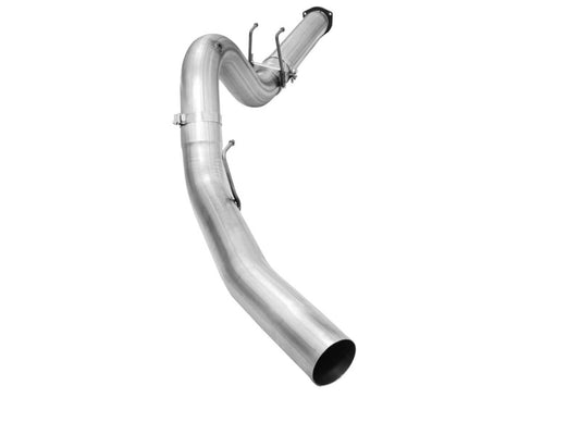 aFe Atlas Exhausts 5in DPF-Back Aluminized Steel Exhaust System 2015 Ford Diesel V8 6.7L (td) No Tip - Burkken Auto Parts
