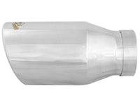 aFe Diesel Exhaust Tip Bolt On Polished 4in Inlet x 6in Outlet x 12in Length - Burkken Auto Parts