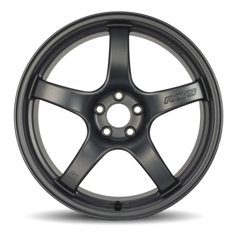 Gram Lights 57CR 18x8.5 +37 5x108 Glossy Gray Wheel - Burkken Auto Parts