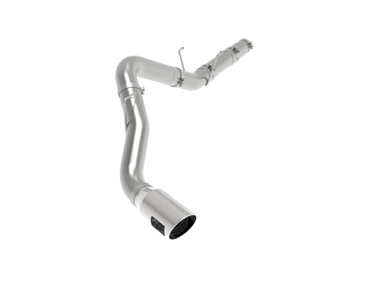 aFe LARGE BORE HD 5in 409-SS DPF-Back Exhaust w/Pol Tip 19-20 Ram Diesel Trucks L6-6.7L (td) - Burkken Auto Parts