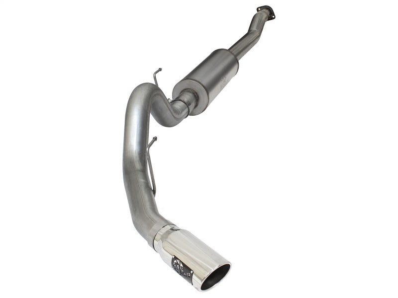 aFe MACHForce XP SS Exhaust 4in Cat-Back w/ Polish Tip 2015 Ford F-150 EcoBoost V6 2.7/3.5Ltt - Burkken Auto Parts