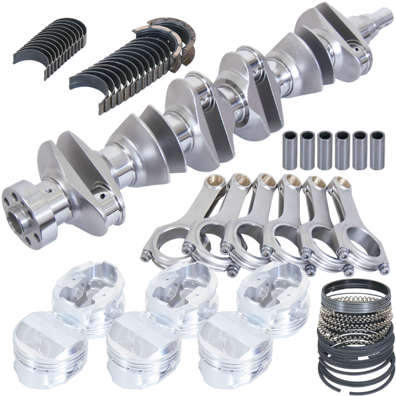Eagle Nissan RB26 3.059in Billet Crank 4.783in H-Beam 26cc Dome 86mm Pistons Rotating Assembly - Burkken Auto Parts