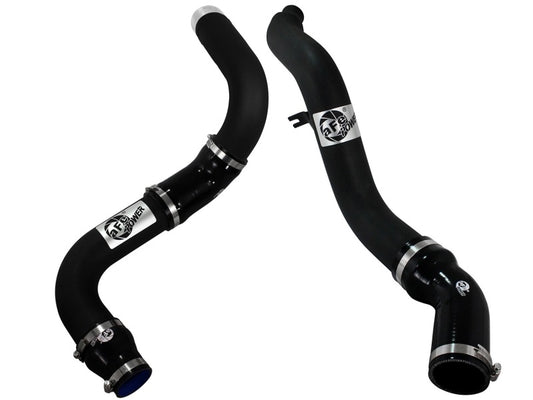 aFe Bladerunner 3in Black Intercooler Hot and Cold Side Tubes 14-15 Dodge Ram 1500 EcoDiesel V6 3.0L - Burkken Auto Parts