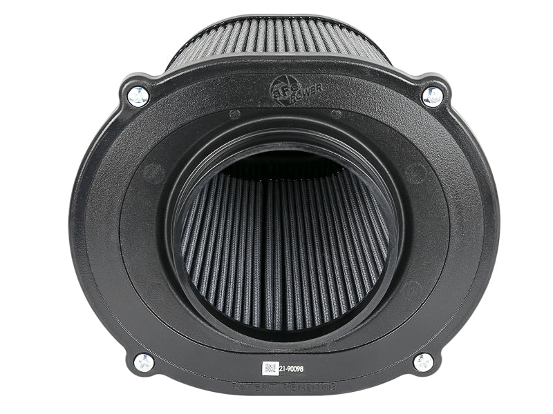 aFe Quantum Pro DRY S Air Filter Flat Top - 5in Flange x 9in Height - Burkken Auto Parts