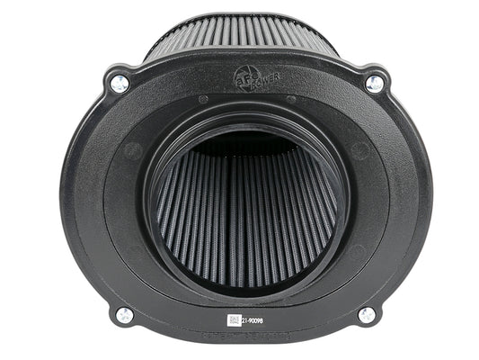 aFe Quantum Pro DRY S Air Filter Flat Top - 5in Flange x 9in Height - Burkken Auto Parts
