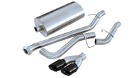 Corsa 1999-2006 GMC Sierra 4.8L V8 3in Cat-Back Single Side w Twin 4in Black Pro-Series Tips - Burkken Auto Parts