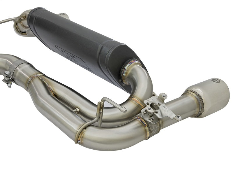 aFe MACHForce XP 16-17 BMW 340i/iX 440i/iX L6-3.0L (t) SS Axle-Back Exhaust w/Polished Tips - Burkken Auto Parts