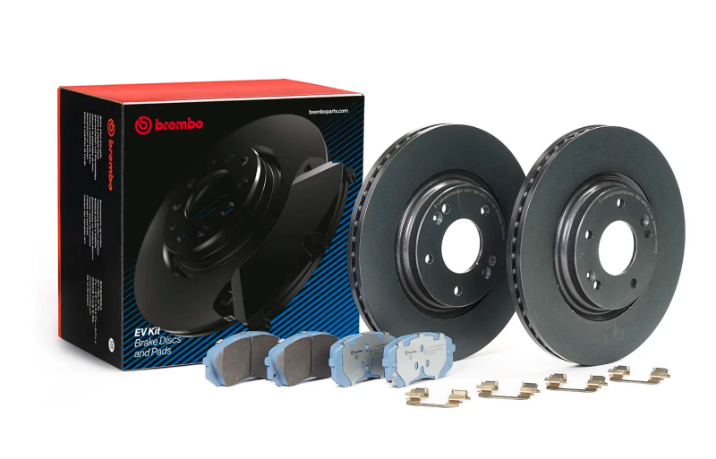 Brembo OE 2017+ Hyundai Kona (OS, OSE, OSI)/16-22 KIA Niro I (DE) EV Brake Kit - Front - Burkken Auto Parts