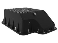 afe Transmission Pan (Black); Ford Diesel Trucks 03-10 V8-6.0/6.4L (td) - Burkken Auto Parts