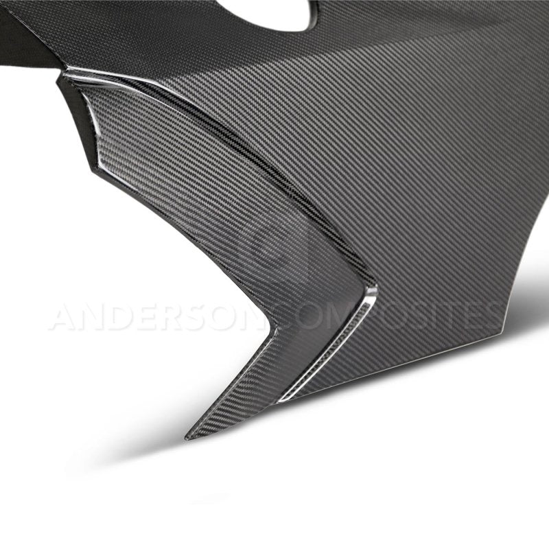 Anderson Composites 20-21 Chevrolet Corvette C8 Stingray Carbon Fiber Rear Fender - Burkken Auto Parts