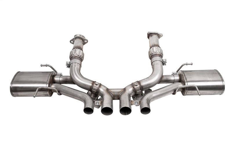 Corsa 23-25 Chevrolet Corvette C8 Z06 3in Valved Cat-Back Exhaust Muffler System (ReUses Stock Tips) - Burkken Auto Parts