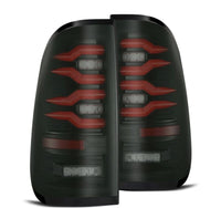 AlphaRex 97-03 Ford F150 / 99-16 Ford F250/F350/F450/F550 LUXX-Series LED Tail Lights - Black/Red - Burkken Auto Parts