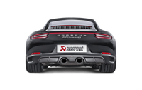 Akrapovic 16-17 Porsche 911 Carrera S/4/4S/GTS (991.2) Rear Carbon Fiber Diffuser - Matte - Burkken Auto Parts